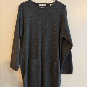 Valerie Stevens Charcoal Crew Neck Sweater